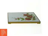 Bordskåner med håndmalet blomstermotiv (str. 16 cm) - 3