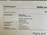 2stk koncertbilletter, Michael Wiehe Musikkens Hus