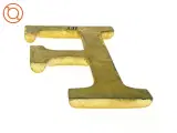 F guld 3D skilte bogstav med Ophæng til dekoration (str. 30 x 14 x 2 cm) - 3