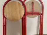 2 stk retro klapstole