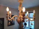 Super flot antik porcelæns lysekrone/lampe