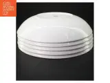 Hvide porcelænstallerkener, dybe , 5 stk fra IKEA (str. 24 diameter. 5 cm høj) - 2