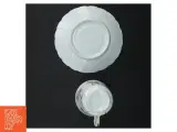 Porcelæn tekopper med underkopper (str. Ø. 14 cm. h. 7 cm y. 7,5 cm) - 4