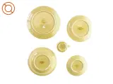 Stel med kop, underkop, dyb tallerkeren, frokost og middags tallerken - 3