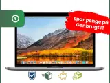 15" Apple MacBook Pro Touch Bar (Sølv) - Intel i7 7820HQ 2,9GHz 512GB SSD 16GB (Mid-2017) - Grade B - bærbar computer