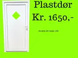 Plast facadedør H190 - 2