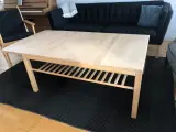 Sofabord m hylde og klap - 2