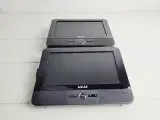 ⭐️- 2 stk LCD Skærme m. Mini dvd afspiller  - 4