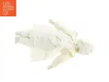 Antik dukke i hvid kjole (str. 19x7 cm) - 2