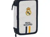 Dobbelt penalhus Real Madrid C.F. Hvid 12.5 x 19.5 x 4 cm (28 stk)
