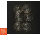 Vintageglas med guldkant (str. 10 x 6 cm) - 4