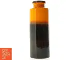 Scheurich West Germany Retro Brændt orange keramik vase (str. 27 cm) - 3