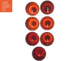 Rødvinsglas i rødt glas fra Luminarc (str. H. 11,5 cm. ø. 7 cm) - 2