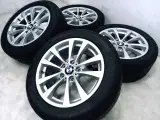5x120 17" ET37 nav 72,6ø BMW sommersæt inkl.TPMS  - 2