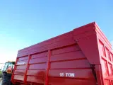 Tinaz 18 tons bagtipvogne med 50 cm ekstra sider - 3