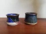 Små keramik krukker 