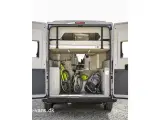 2023 - Rollerteam Livingstone DUO Sport XL   El-dobbeltseng som forsvinder op under loftet bag i vognen - Få plads til motorcyklen indenfor - 2