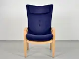 Farstrup hvile-/lænestol med mørkeblå polster og nakkepude. - 3