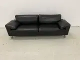 Mogens Hansen MH995 3 Pers.Sofa i sort prestige. - 2