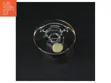 Dekorativt vinglas med gulddetaljer fra Muligvis Murano (str. Ø. 6 cm. længde. 17 cm) - 3