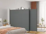 3-panels rumdeler 525x180 cm stof antracitgrå