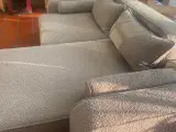 Twin bouclé sofa 