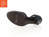 Sorte Tamaris pumps med ankelrem fra Tamaris (str. 41) - 2