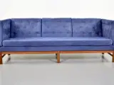 Erik jørgensen ej 315 sofa og 2 stole med blå polster - 4