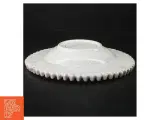 Fladt porcelæns fad (str. 22,5 cm) - 2