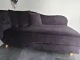 Behagelig 2-personers sofa i sort