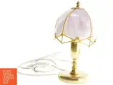 Lampe med lyserød glaskuppel (str. 23 x 13 cm) - 3