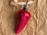Vintage julekugle, rød chili - 2