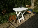 Sødt Lille havebord med 2 stole - 4