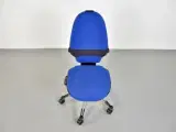 Rh extend kontorstol med blå polster - 5