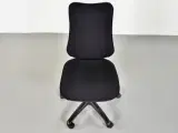 Rbm model 800 kontorstol med høj ryg og nyt sort polster - 5