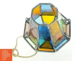 Farvet glas loftlampe (str. 27x20 cm) - 4
