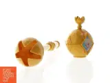Gul prinsessestav og scepter (str. 30 cm og 8 cm) - 4