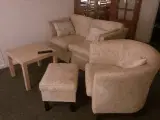 Sofagruppe mønstret stof