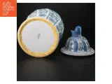 Porcelænskrukke med låg (str. 47 cm) - 2