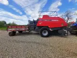 Massey Ferguson 2190 m/parkland vogn 36000 baller Høst klar - 4