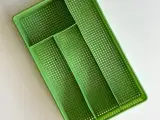 Bestikbakke, grøn plast - 2
