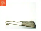 Pelsbetrukket skuldertaske med broderi (str. 24,5x29 cm) - 4