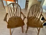 2 flotte krostole i egetræ  - 2