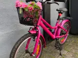 Flot pink pigecykel (5-6 år) - 2