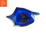Blåt glas kunstobjekt (str. 17x25 cm) - 3