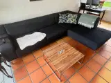 Sofa med chaiselong