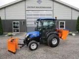 Solis 26 HST Snow Edition med frontlift, front PTO, Vario SHL150 sneplov og SSP140 saltudlægger - 2