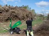 Benzindrevet flishugger - 2