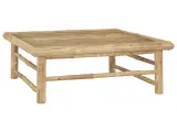 Havebord 65x65x30 cm bambus