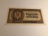 50 Dinara Yugoslavia 1942 - 2